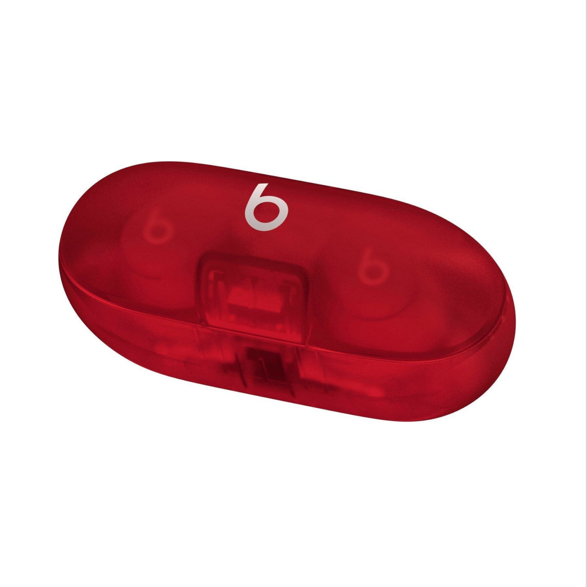 Beats Solo Buds Ersatz Ladecase A3152 | Original Beats Ersatzteil | Transparent Rot